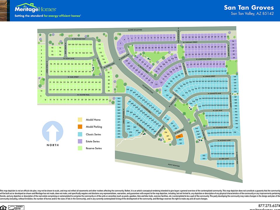 Meritage Homes San Tan Valley Az San Tan Groves - Estate Series by Meritage Homes in San Tan Valley AZ