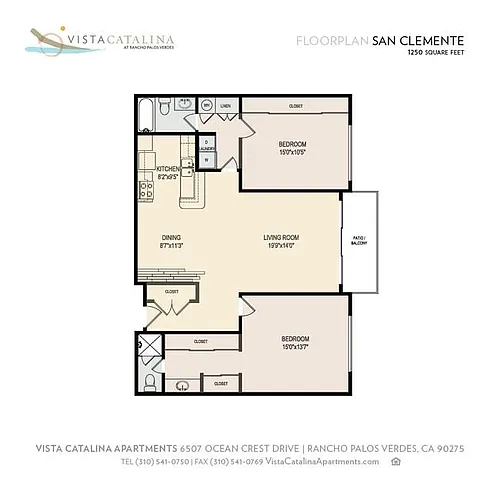 Floor plan San Clemente