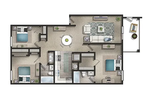 Floor plan The Peachtree