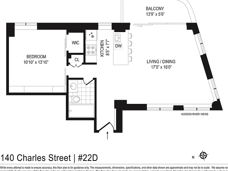 140 Charles St #22D — Photo 2