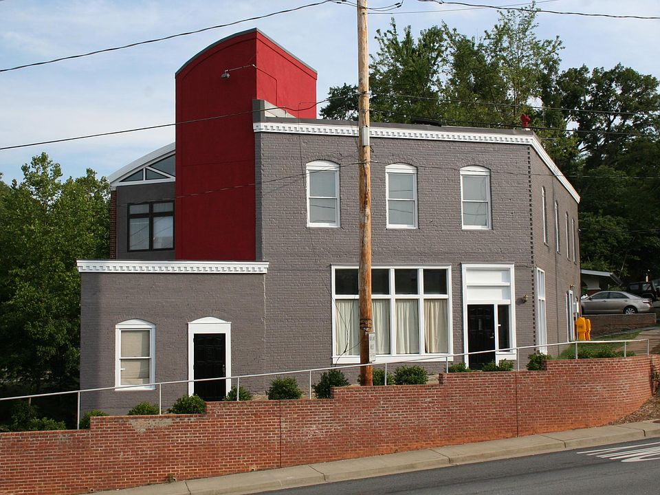 Highly visible, historic building as seen from I-385 as traffic enters downtown Greenville.