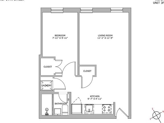 2nd image of 417 14th St APT 3F