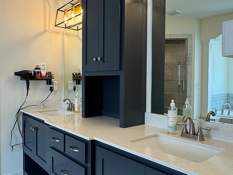 Master bedroom vanity
