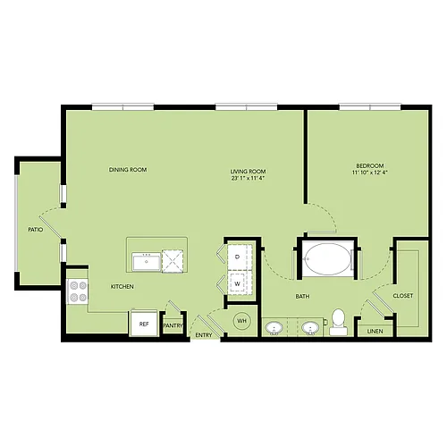 Floor plan A5-828sf
