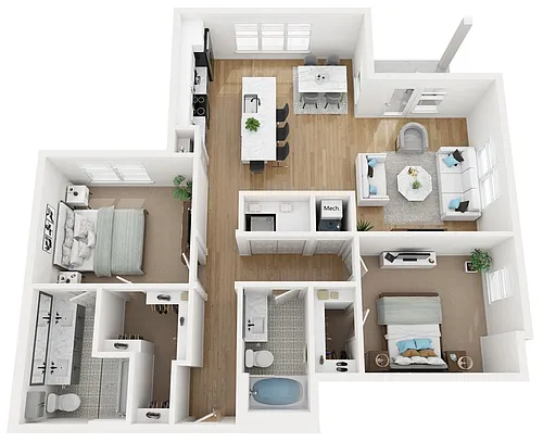 Floor plan B1-L