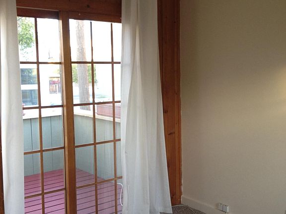 Bedroom with outside deck