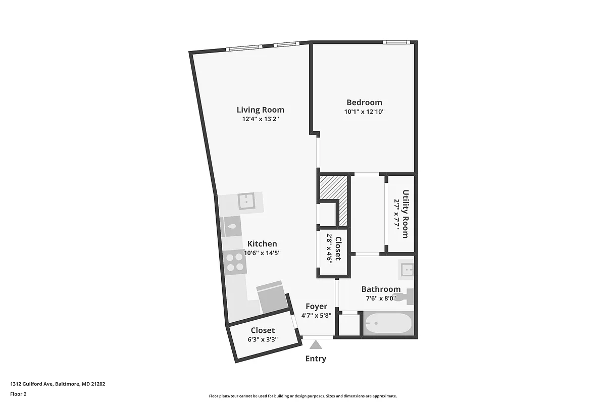 Floor plan 2 Bedroom