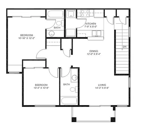 Floor plan 3 Bedroom