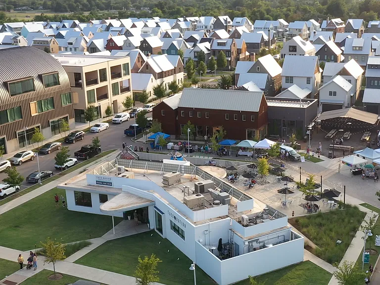 Aerial view of the Wheeler District
