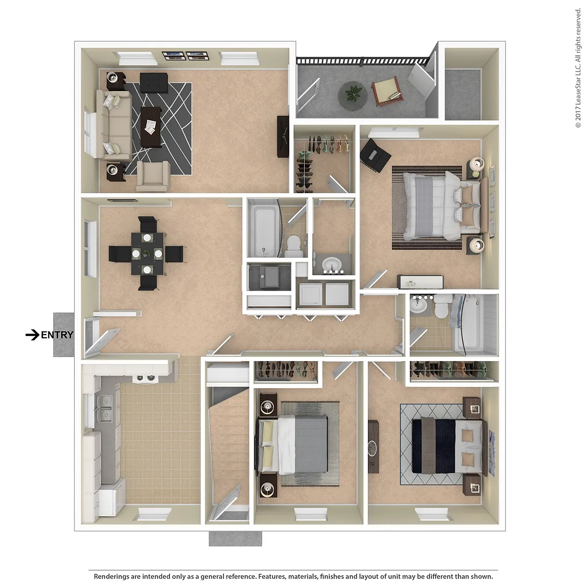 Floor plan 3 X 2
