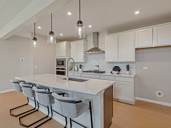 Kitchen with Pendant Lighting