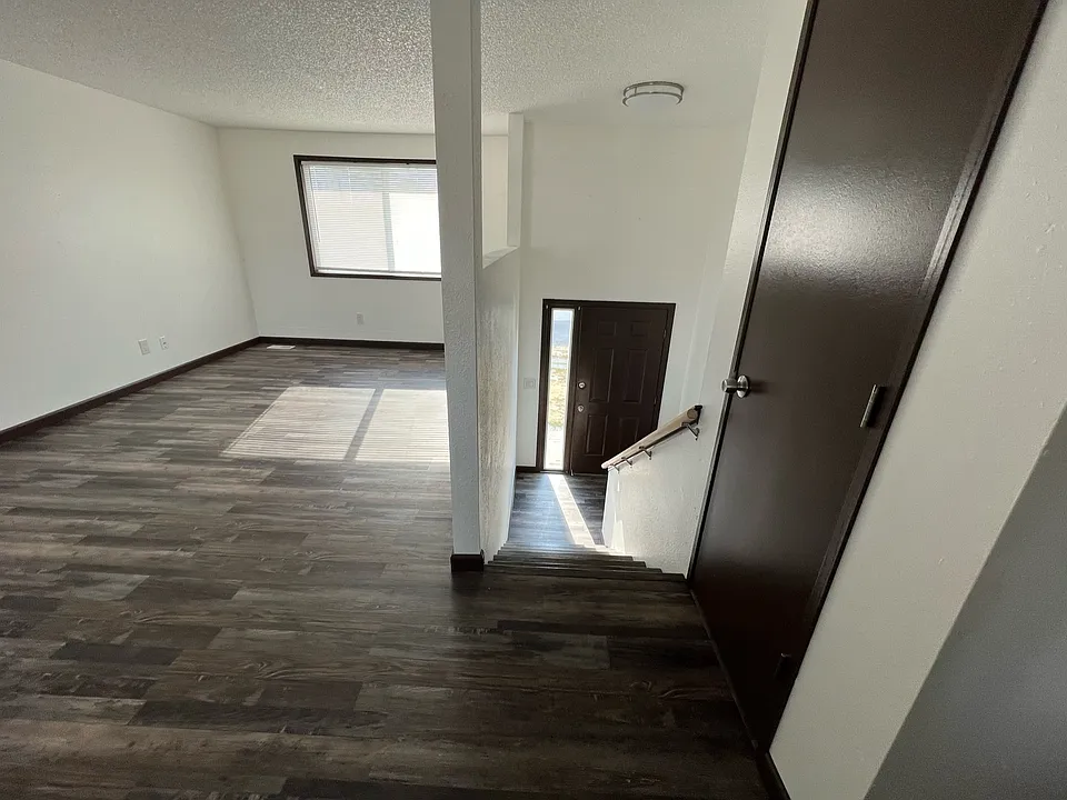 Entry way and living room