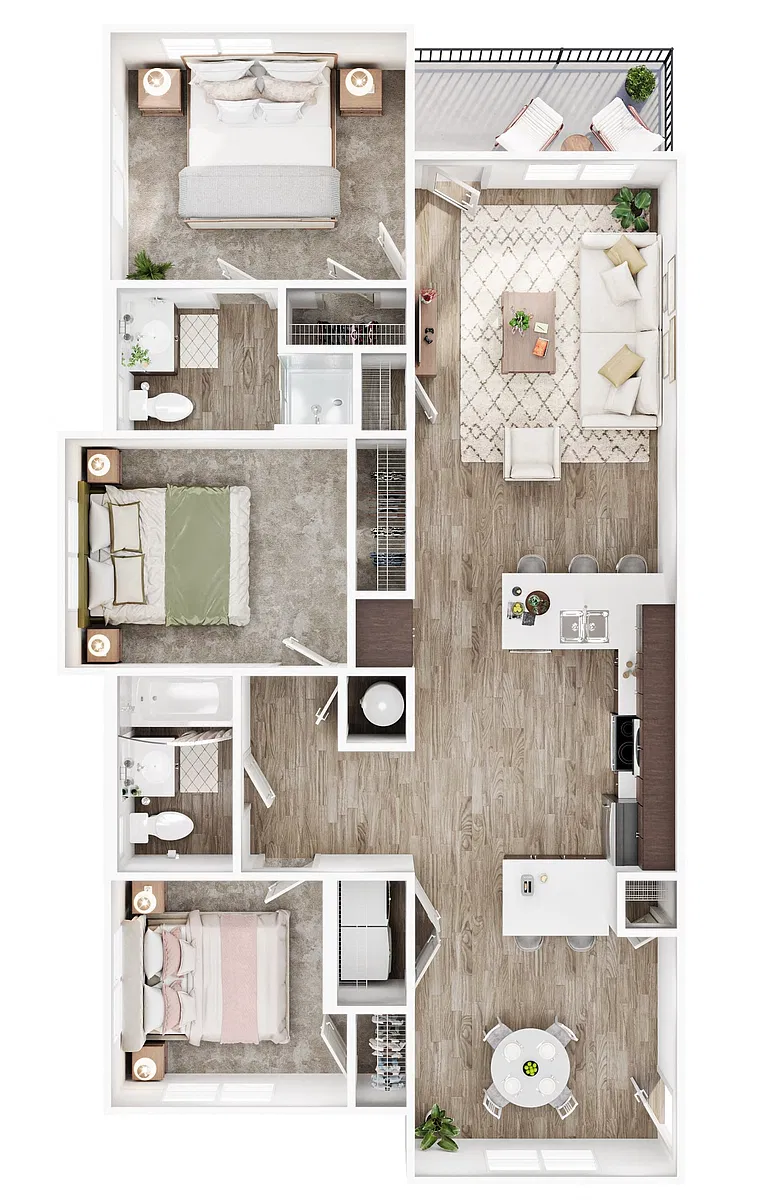 Floor plan 3A