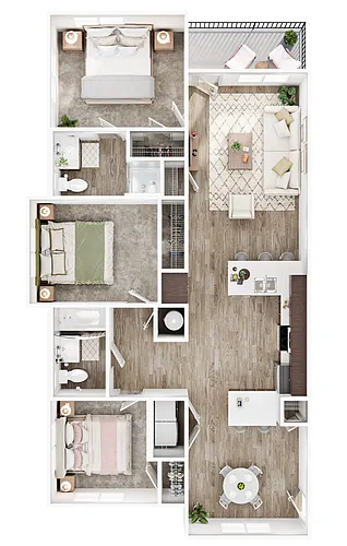 Floor plan 3A