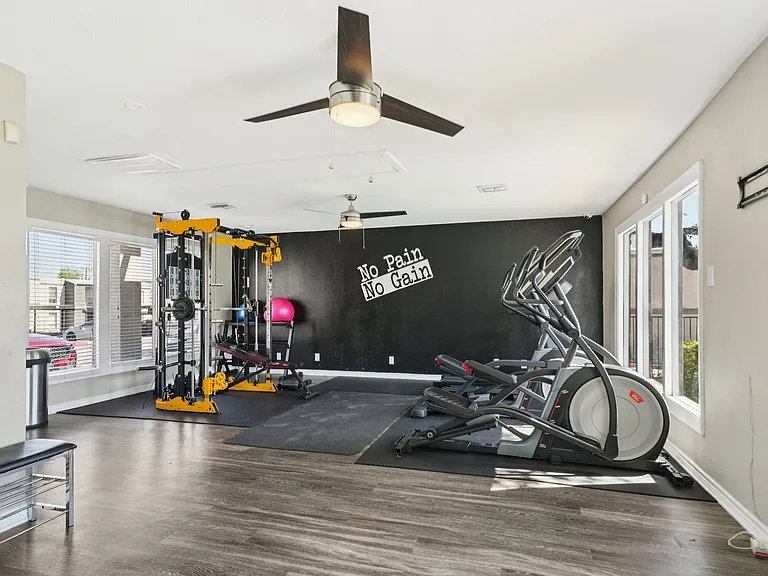 Unleash your potential at The Riley Apartments, where our modern fitness center is designed for your active lifestyle. Enjoy state-of-the-art equipment and bright, spacious surroundings. Elevate your routine todayschedule a tour now!