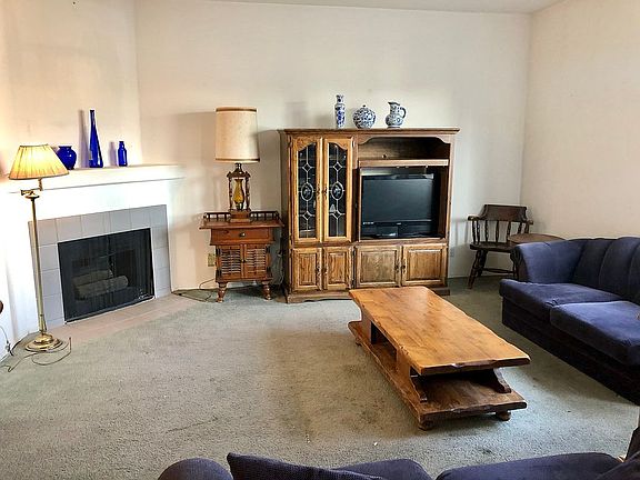 With fireplace