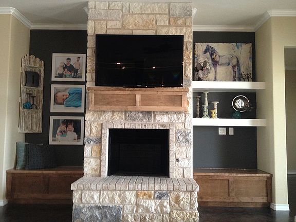 Fireplace in Great Room