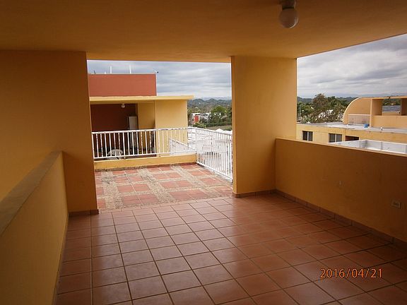 Penthouse level terrace