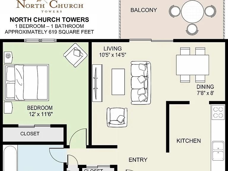 North Church Towers Apartments — Photo 25