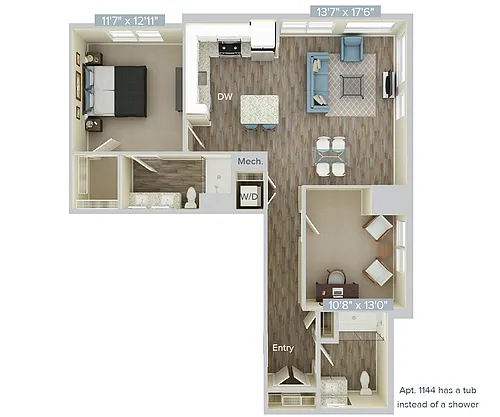 Floor plan A10D-1130