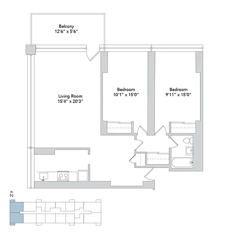Floor plan lm62b1ab
