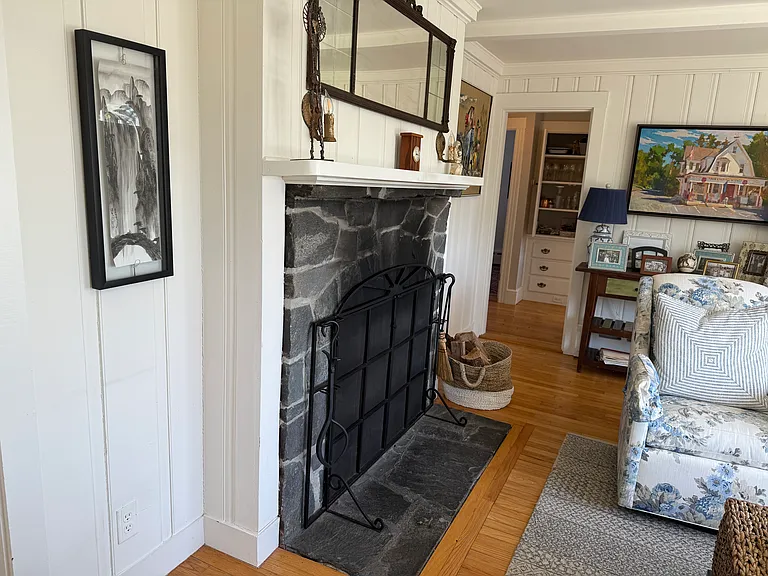 working fireplace