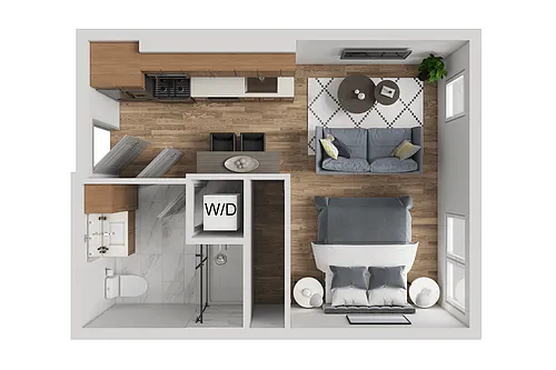 Floor plan Studio A