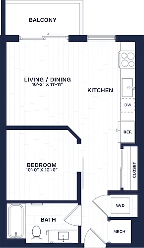 Floor plan Studio-S1