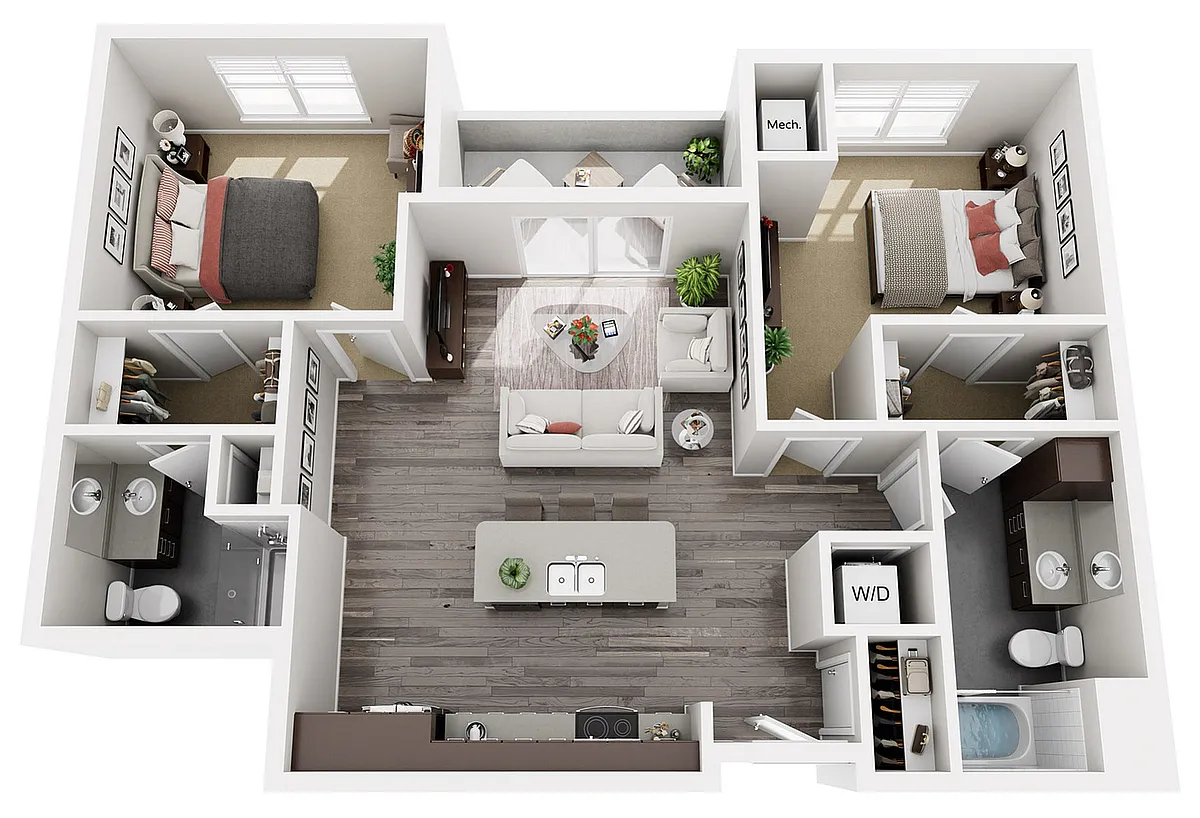 Floor plan D1