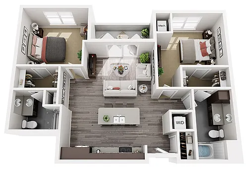 Floor plan D1