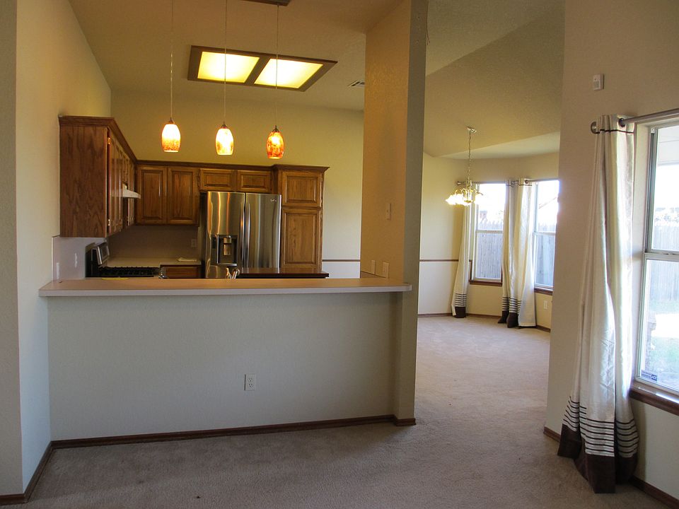 Looking into kitchen/dining