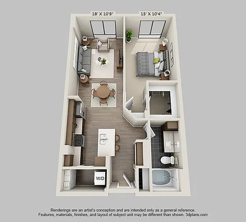 Floor plan A1BA