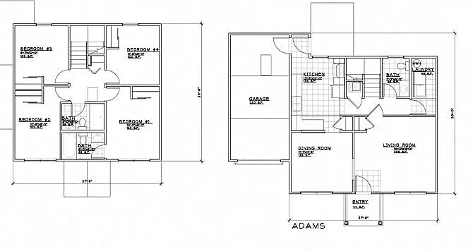 Floor plan 4 Bedroom