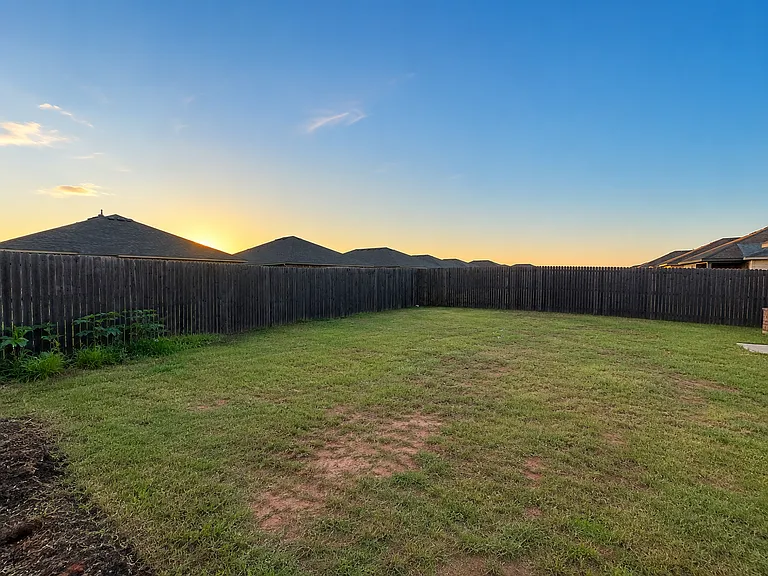 Spacious backyard for gardening and for kids to play and other leisure activities