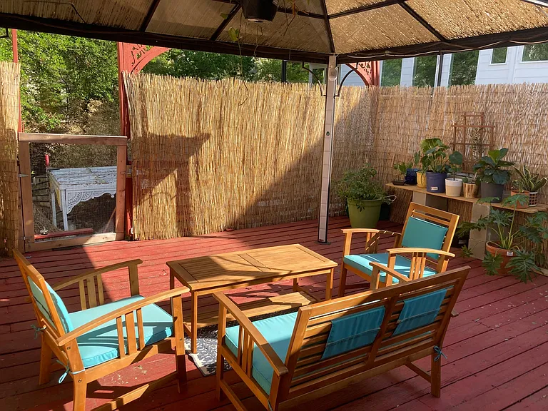 Private Deck Patio Space for you to design and make it your outdoor oasis!