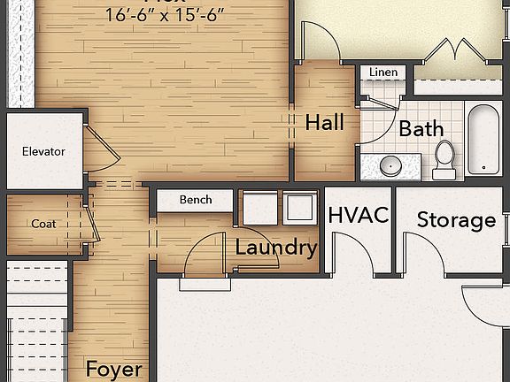 First Floor w Flex Counter