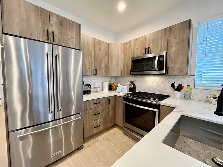 Prepare delicious meals effortlessly in our kitchen.