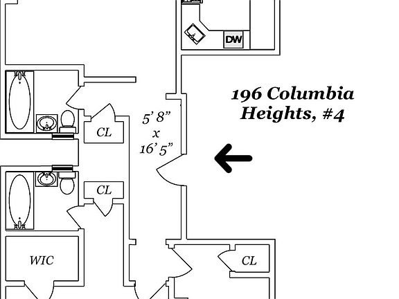 2nd image of 196 Columbia Hts APT 4