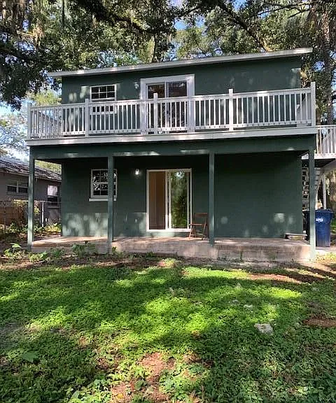 Back of property