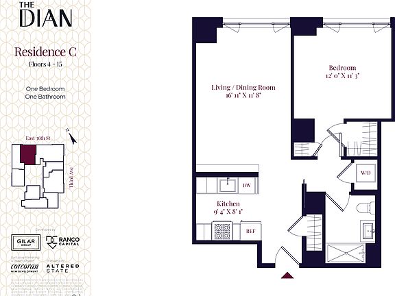 2nd image of 162 E 36th St #15C