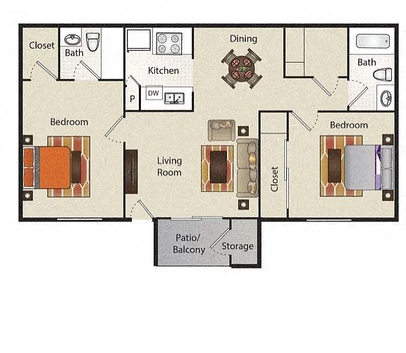 Floor plan B3