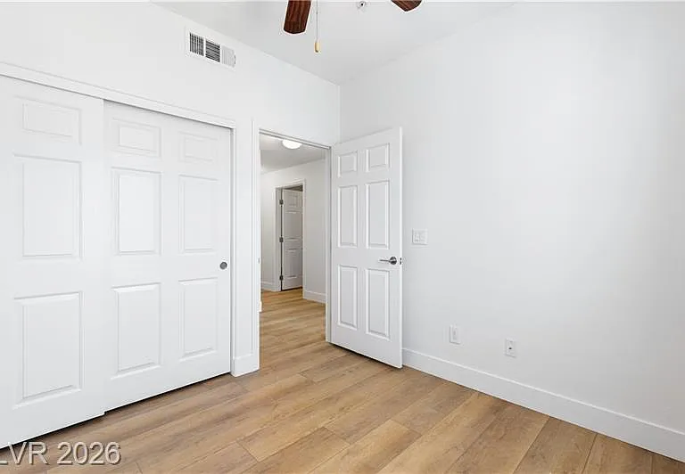 Bedroom 2 with ceiling light/fan