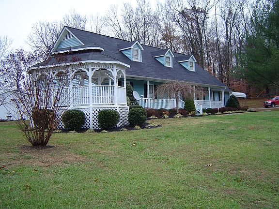 Front porch and gazebo offer great views of the surrounding countryside.