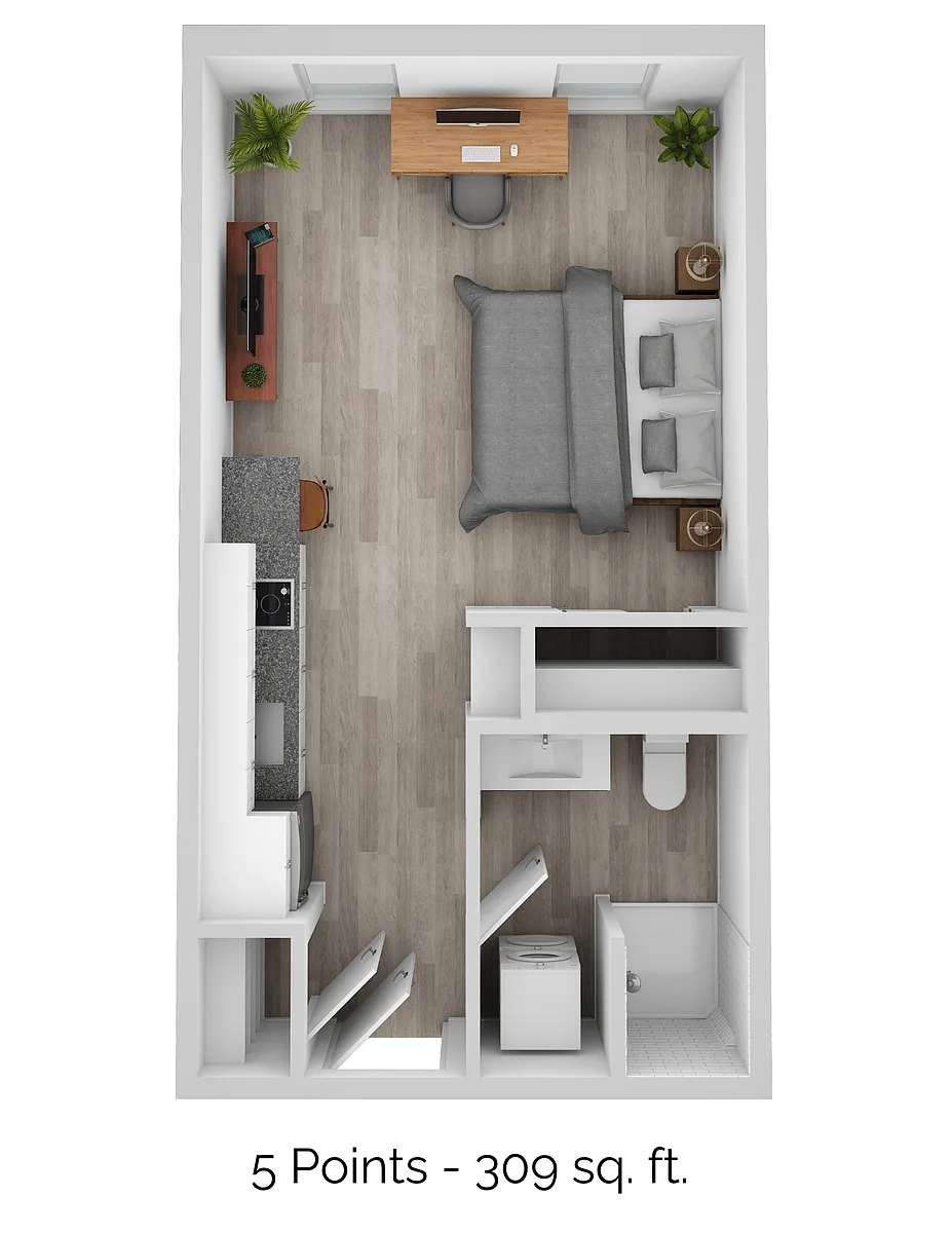 Floor plan 5 Points