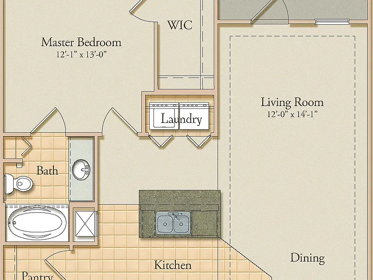 1BR 1BA Delux 1BR 1BA Delux