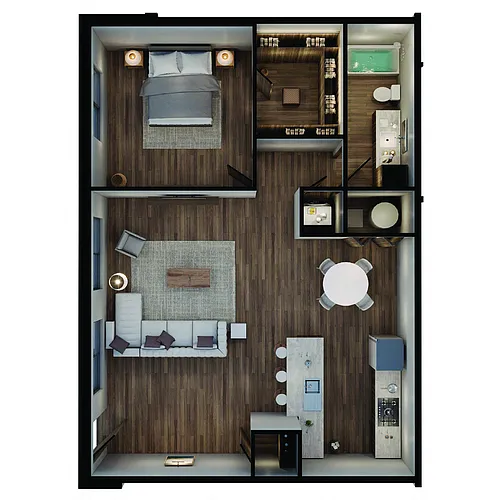 Floor plan Lily Townhome
