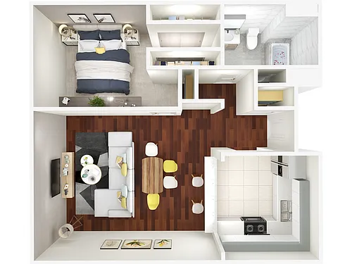 Floor plan 1X1