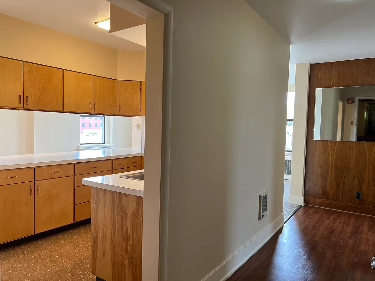 Entry way and kitchen - 100 E Broadway St #902