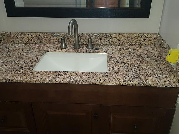 Bath sink with storage