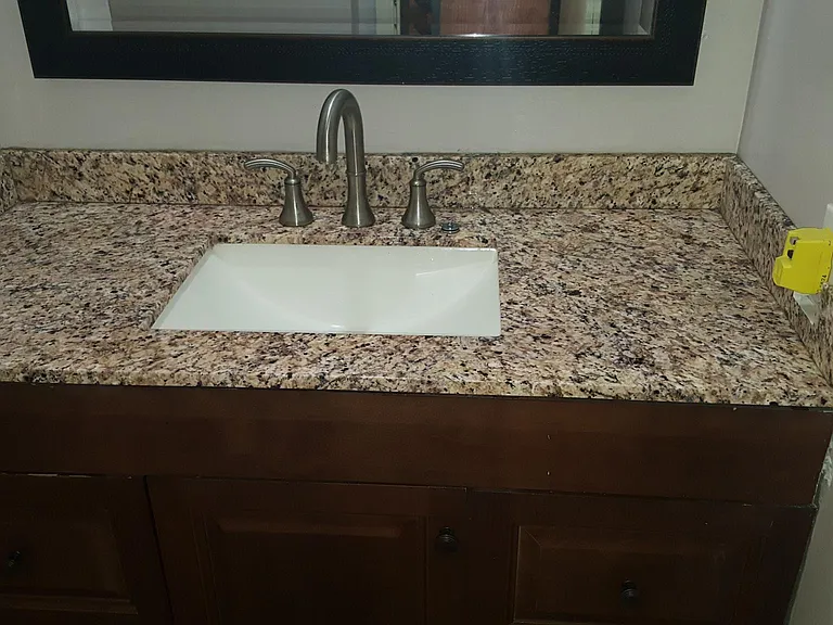 Bath sink with storage